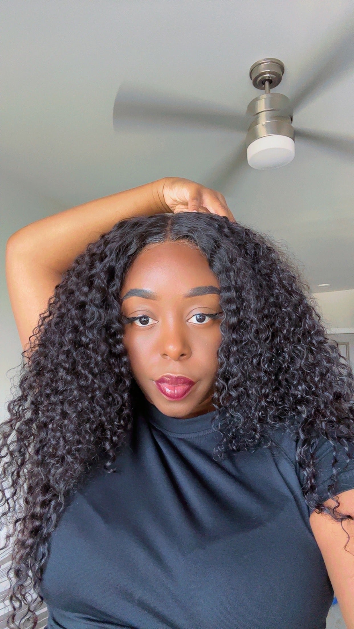 Burmese Curly Glue-less HD Lace Wig