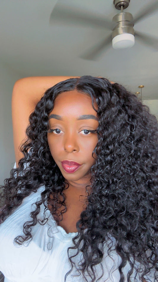 Cambodian Curly Glue-less HD Lace Wig
