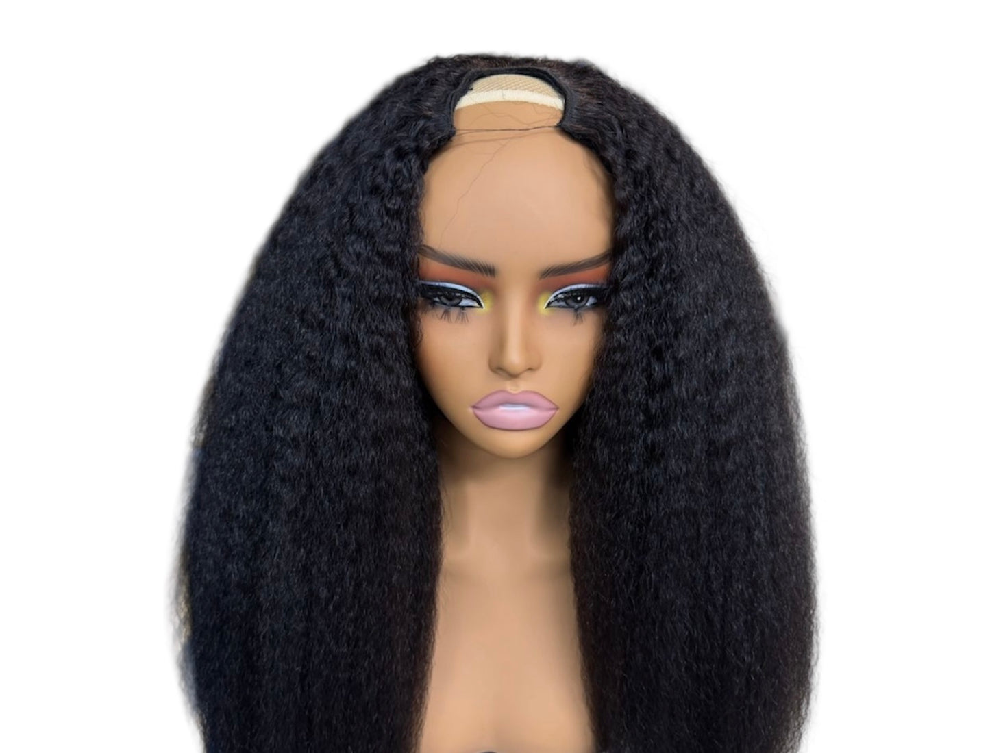 Kinky Straight V-Part Wig